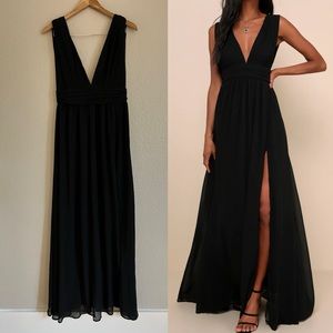 HUGE DISCOUNT NWOT Heavenly Hues Black Maxi Dress
